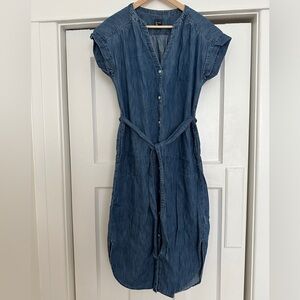 GAP Light Denim Shirtdress